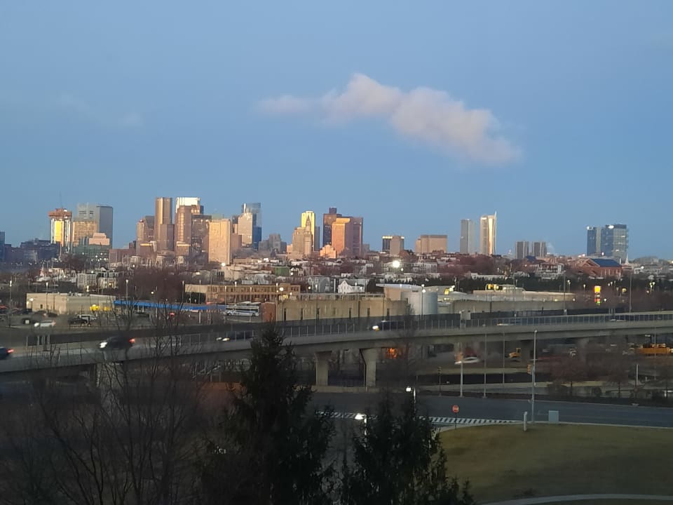 Ausblick Hotel Hilton Boston Logan Airport