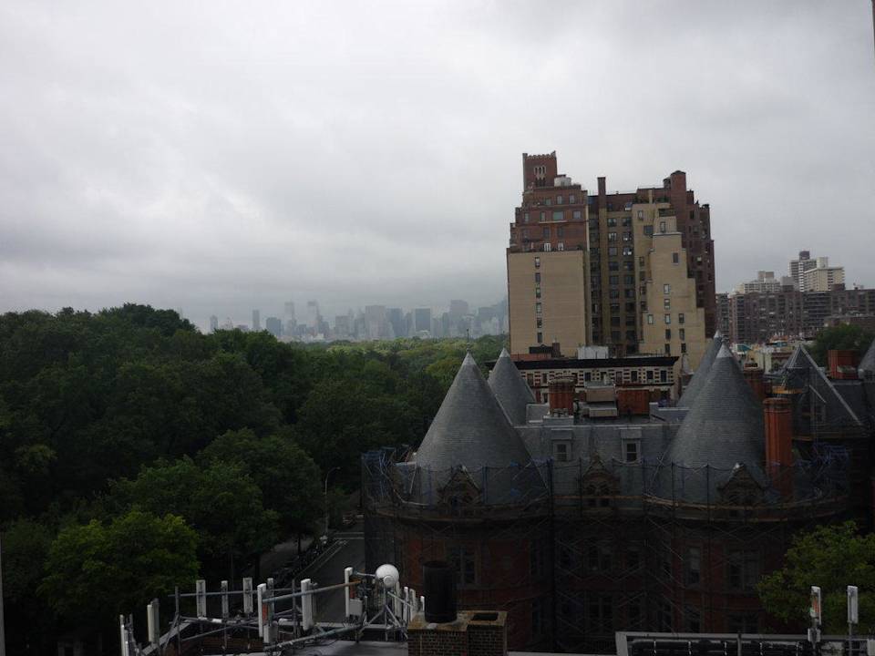 Ausblick aus unserem Zimmer über den Central Park Park West Hotel