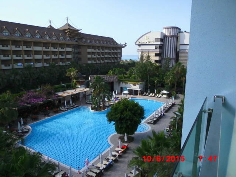 Blick vom Balkon Port Side Resort Hotel