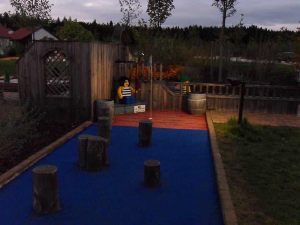 Minigolf v prostorách hotelu LEGOLAND Feriendorf