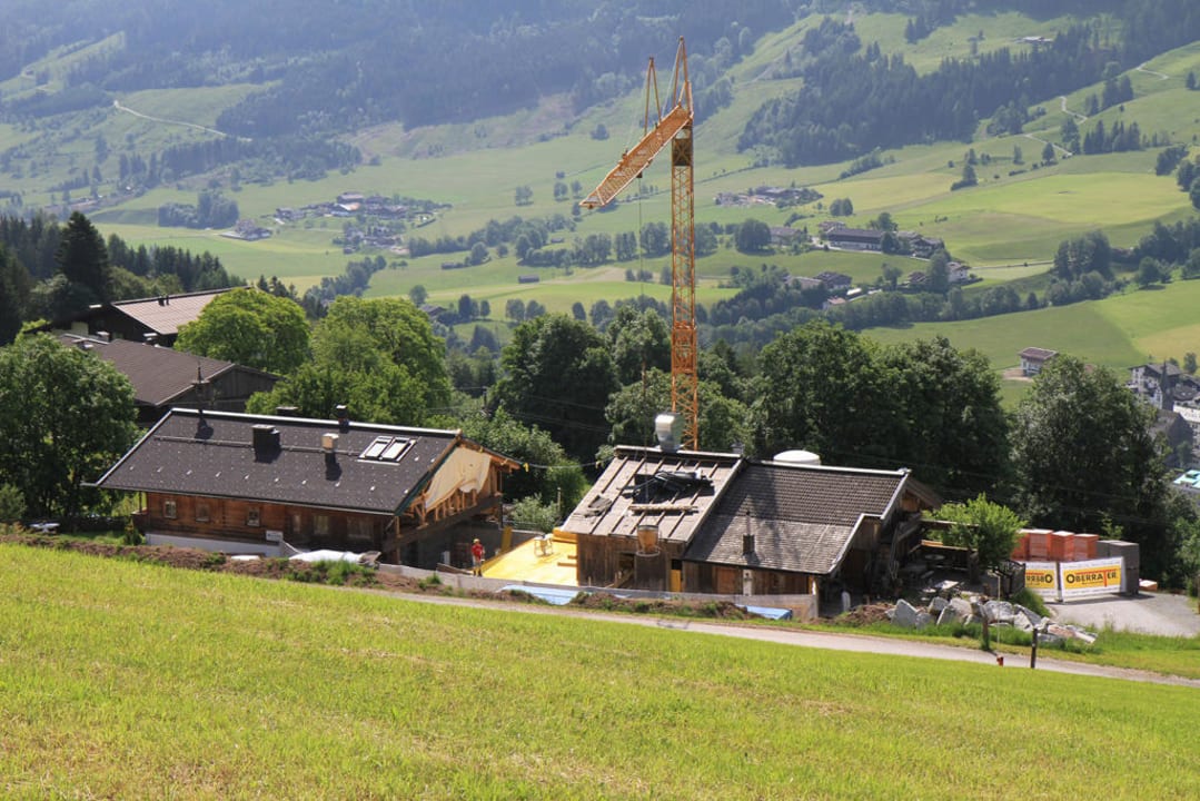 Momentane Baustelle PRIESTEREGG Premium ECO Resort