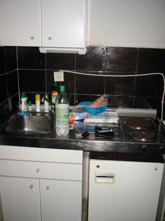 Küche Aparthotel Despotiko Tristinika Beach