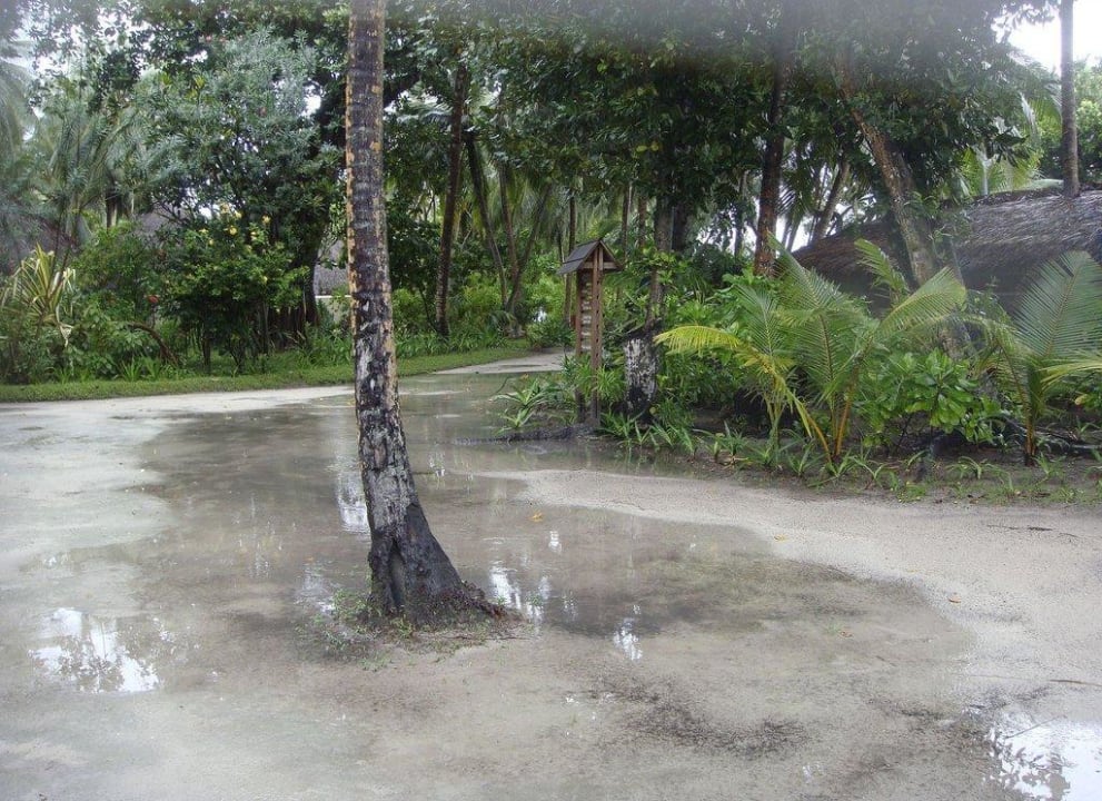 Schlechtes Wetter Kuramathi Maldives