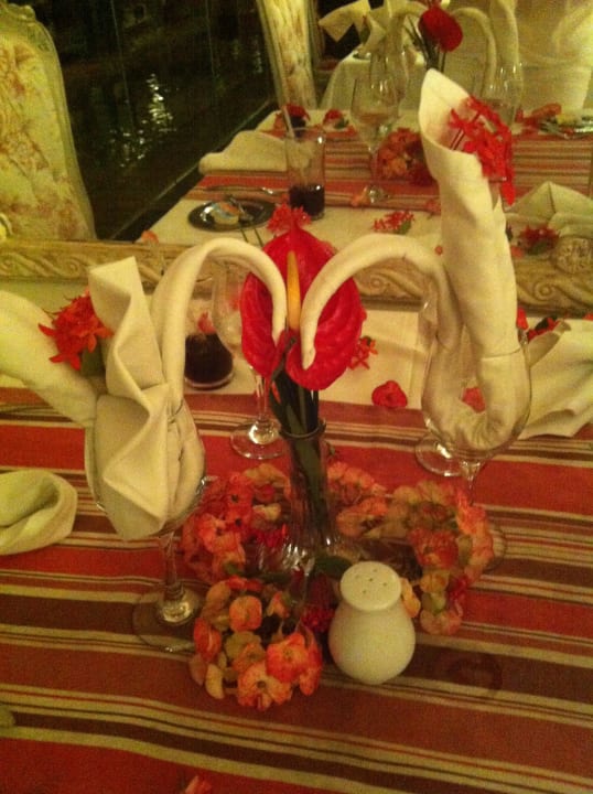 Tischdekoration TRS Turquesa Hotel - Adults only