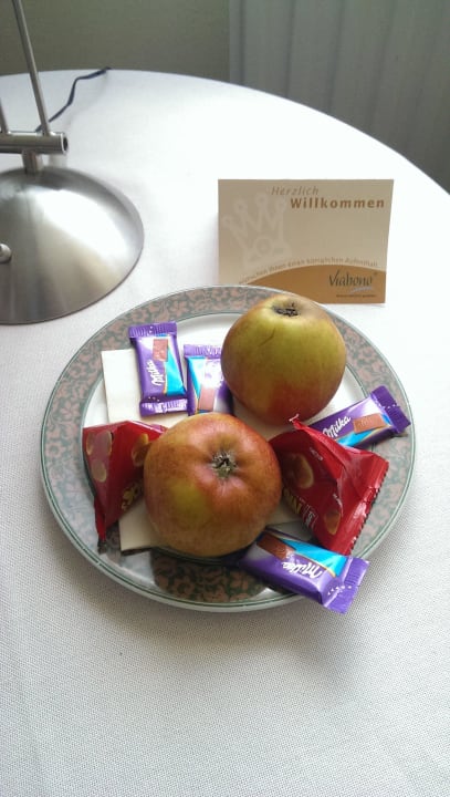 Netter Begrüßungsteller Hotel Weinrich