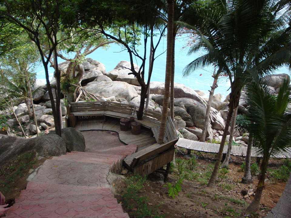 Weg zum Strand Panviman Resort Koh Phangan