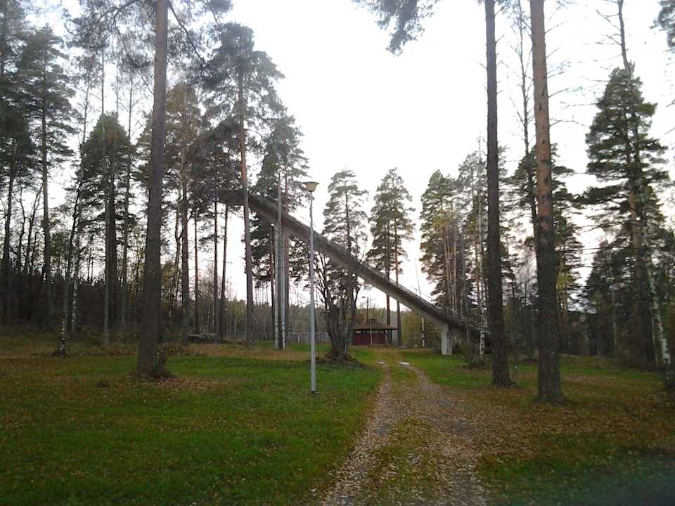 Трамплин поблизости. Finnhostel Lappeenranta