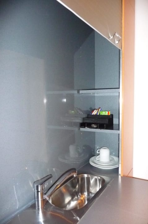 Ausstattung der Kitchenette Four Points Flex by Sheraton Ratingen Düsseldorf Airport