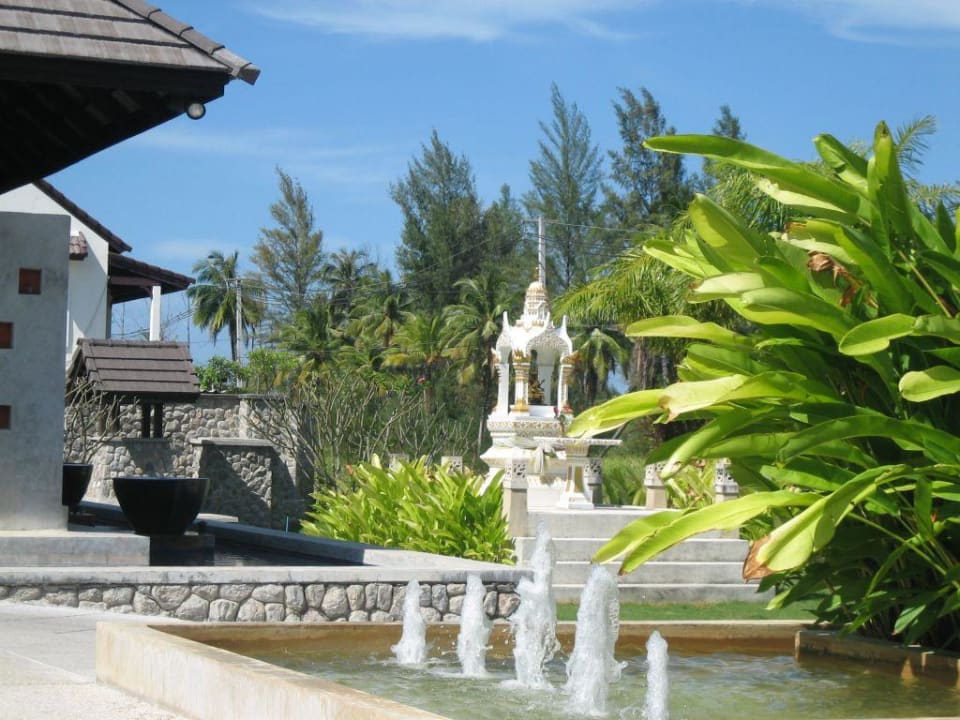 Geisterhäuschen des Hotels im Eingangsbereich Palm Galleria Resort