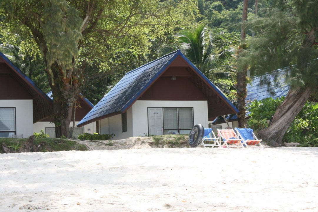Unser Bungalow in der ersten Reihe Hotel Coral Island Resort