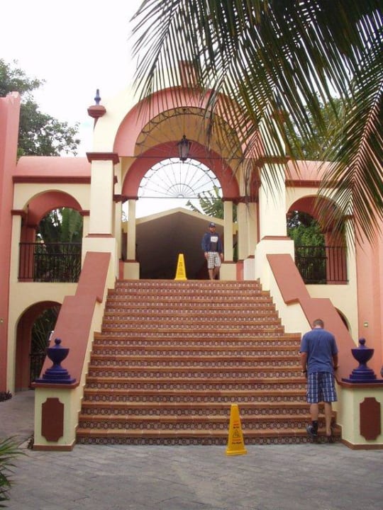 Aufgang deutsche Kolonie Hotel Riu Tequila