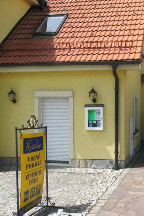 Vchod přímo do pokoje Pension Rozalie
