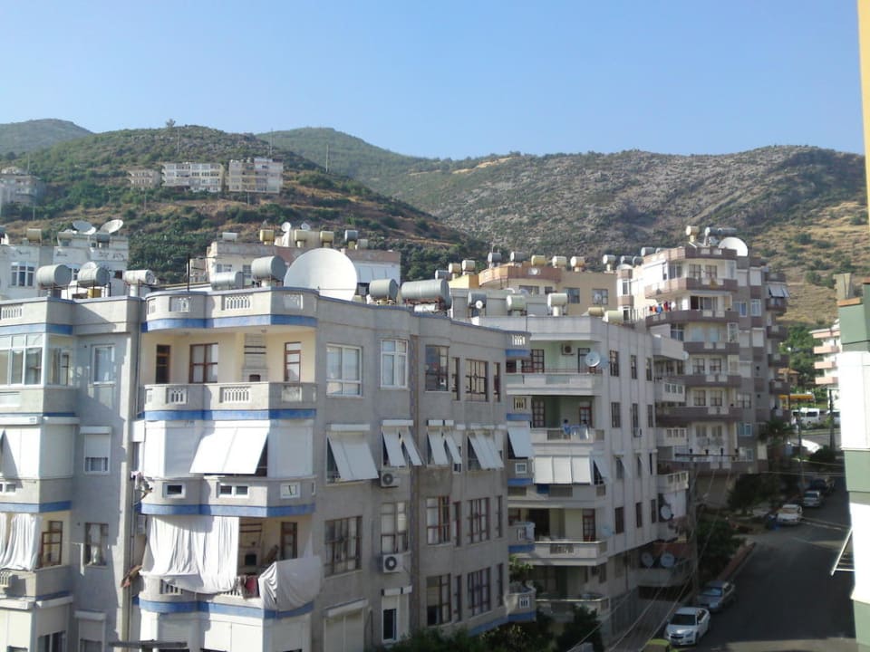 Blick vom Balkon Atak Apart Hotel