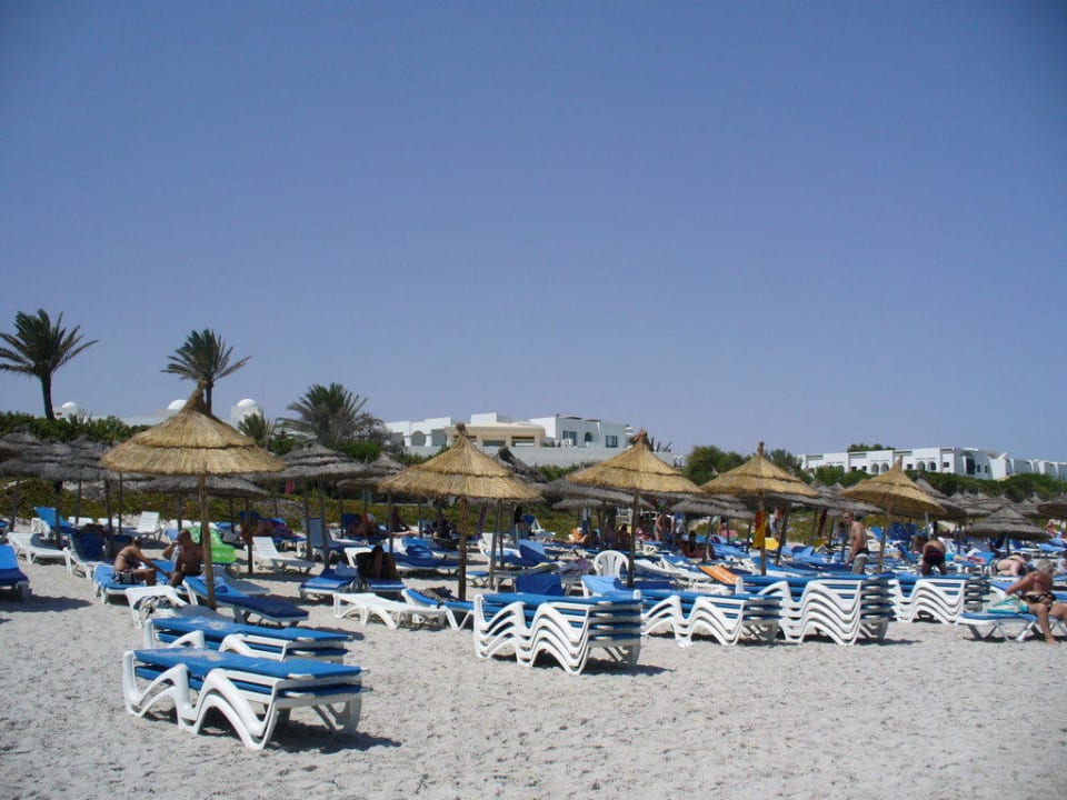Pláž se slunečníky Mahdia Palace Thalasso