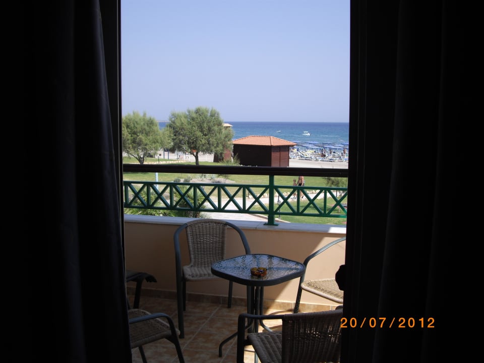 Ausblick auf Balkon Zimmer 1151 Lindos Princess Beach Resort & Spa