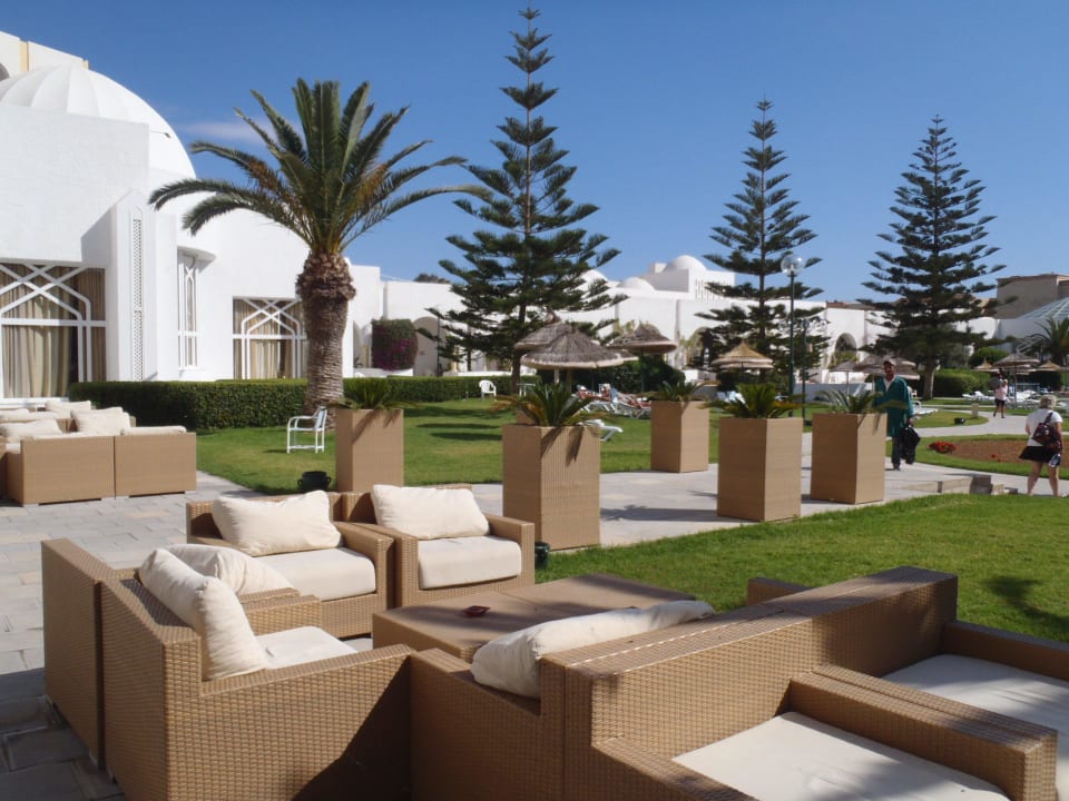 Loungecharakter auf der Terrasse Hotel Tej Marhaba