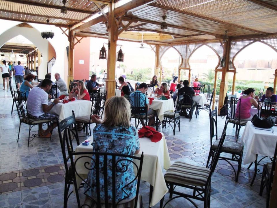 Außenrestaurant Pickalbatros Alf Leila Wa Leila Resort - Neverland Hurghada
