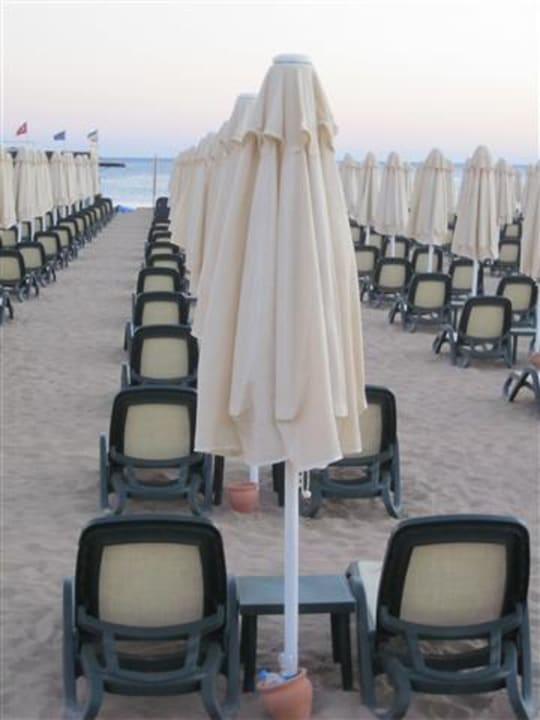 Abends stand alles in Reih und Glied Sentido Trendy Verbena Beach