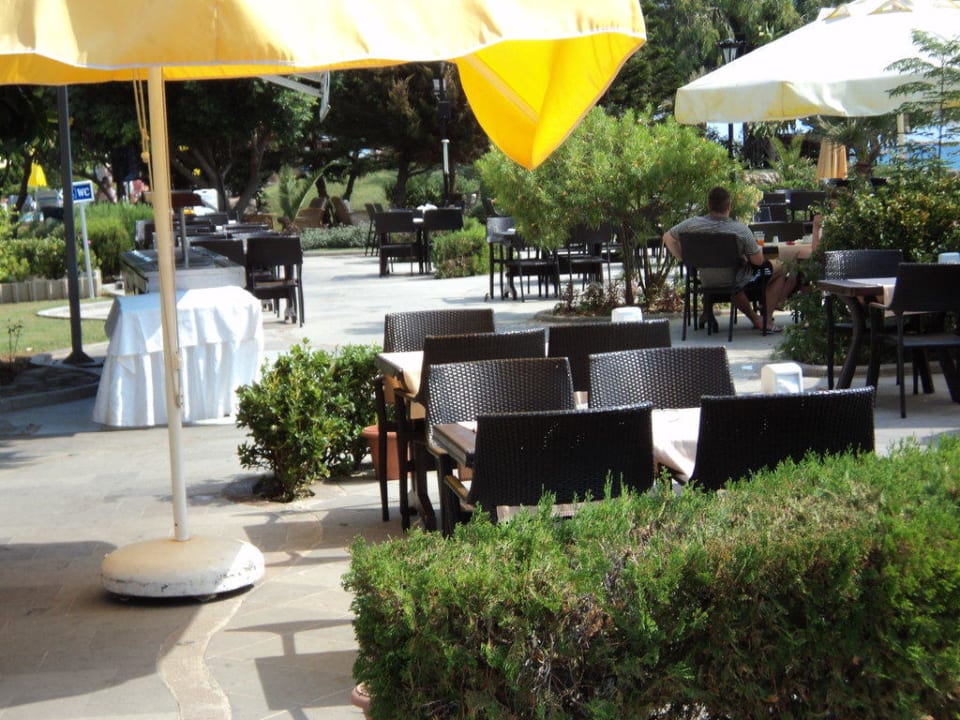 Terrasse Teilaufnahme Senza Sunset Beach Hotel