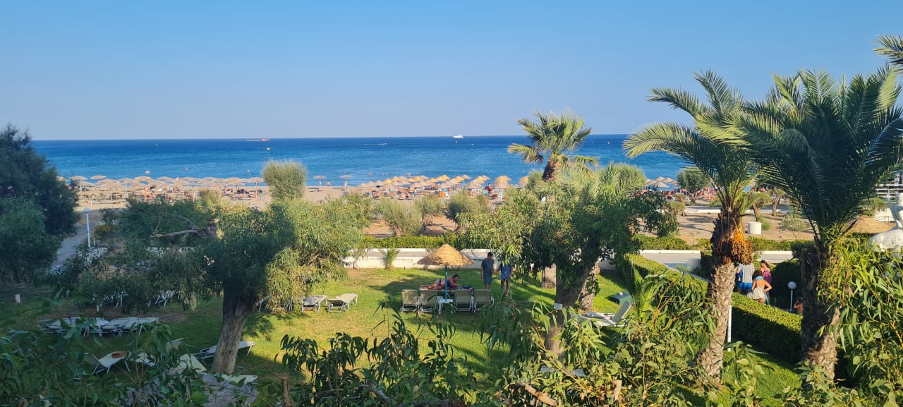 Ausblick Pegasos Deluxe Beach Hotel