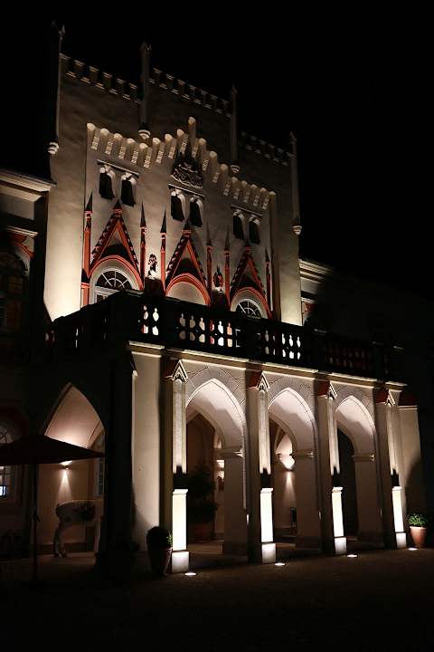 Night view Hotel Chateau Herálec