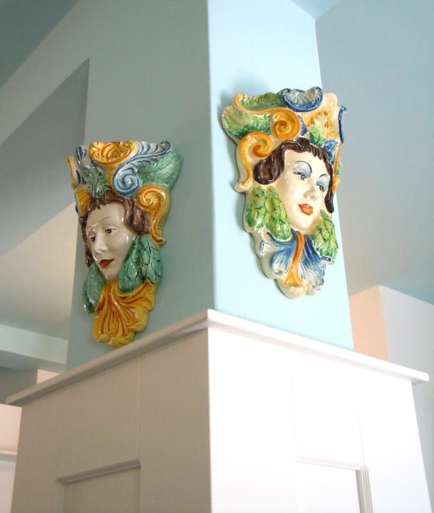 Particolare hall Hotel Villa Nefele