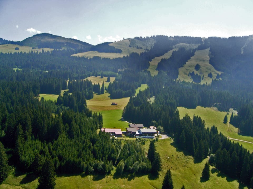 Die Sonnenklause von oben Berghotel Sonnenklause