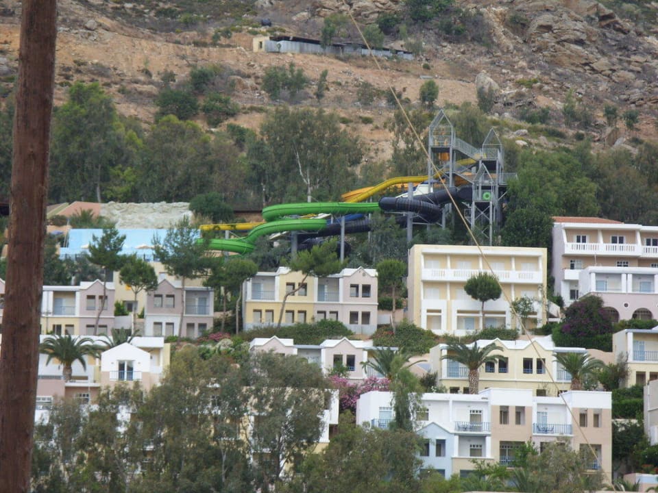 Anlage mit Blick auf den Waterpark Fodele Beach & Water Park Holiday Resort