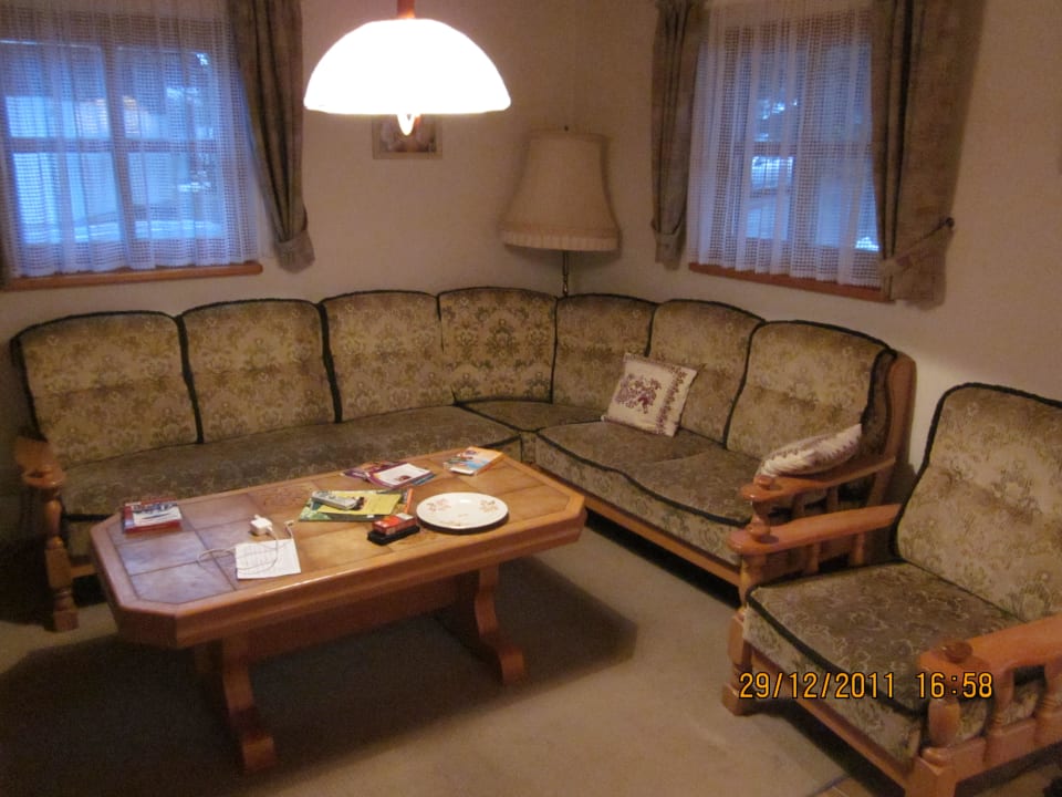 Wohnzimmer unseres Hauses Waldferiendorf Regen
