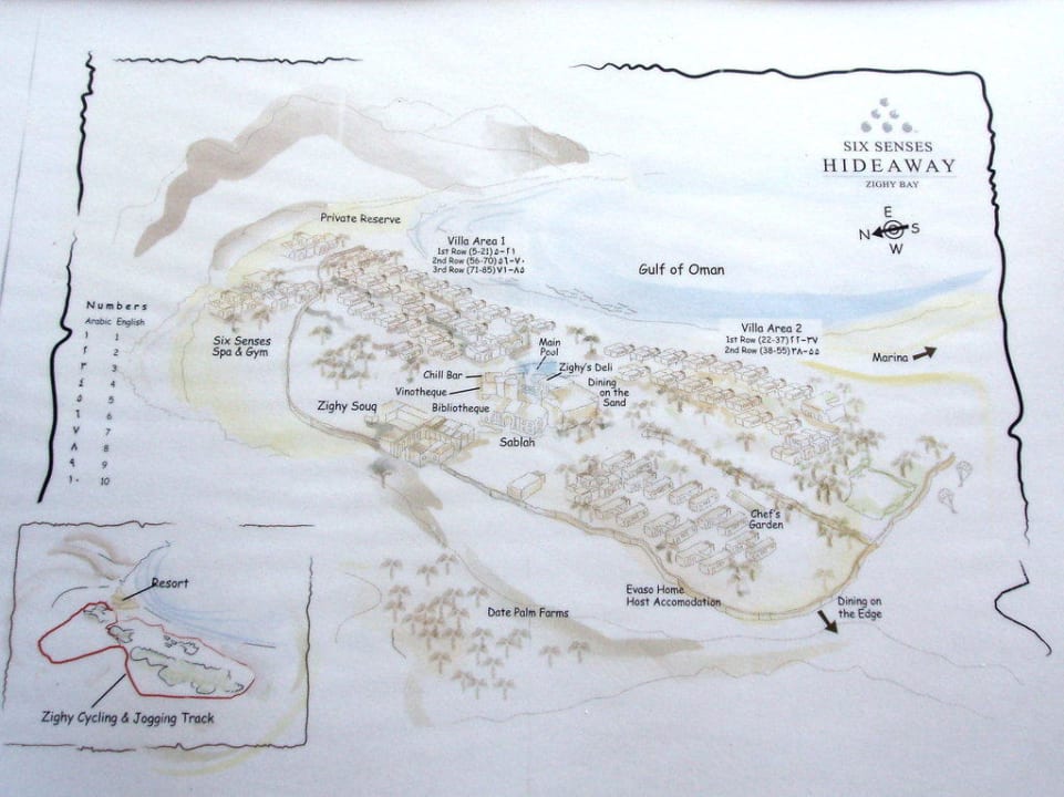 Gesamtanlage Six Senses Spa At Zighy Bay