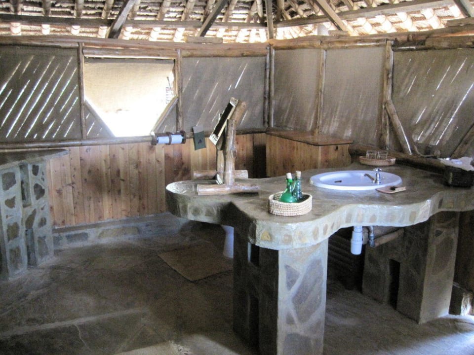 Badezimmer Standard-Zelt Satao Camp