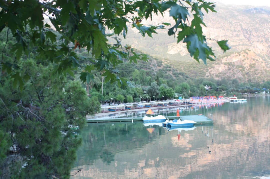 Strand vom Meer gesehen Hotel Meri