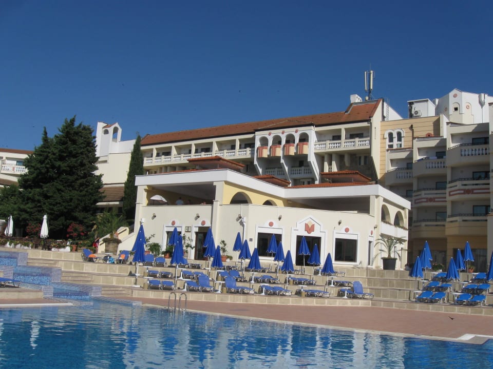 Blick über den Pool Duni Royal Pelican Resort