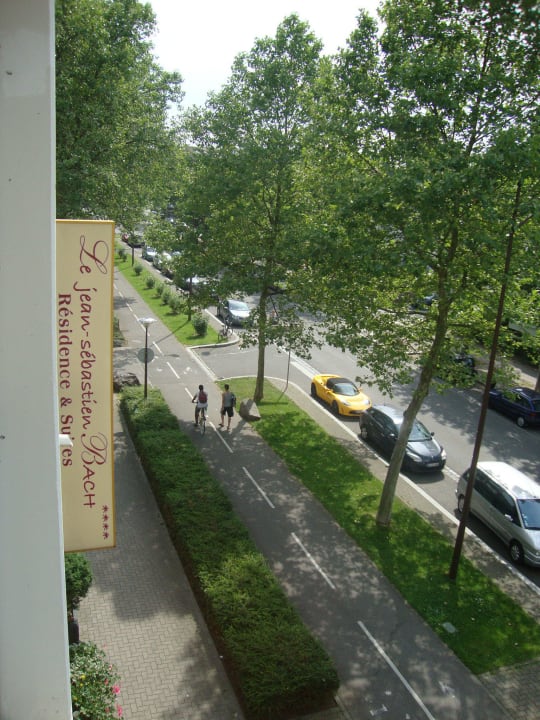 Blick auf die Strasse Hotel Le Jean-Sébastien Bach Strasbourg