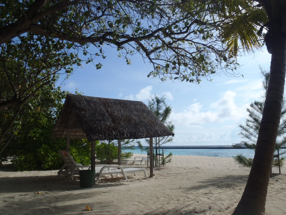 Blick von unserer Terrasse Summer Island Maldives