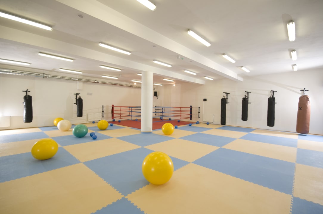 Tělocvična s boxerským ringem a aparáty Hotel Olympionik