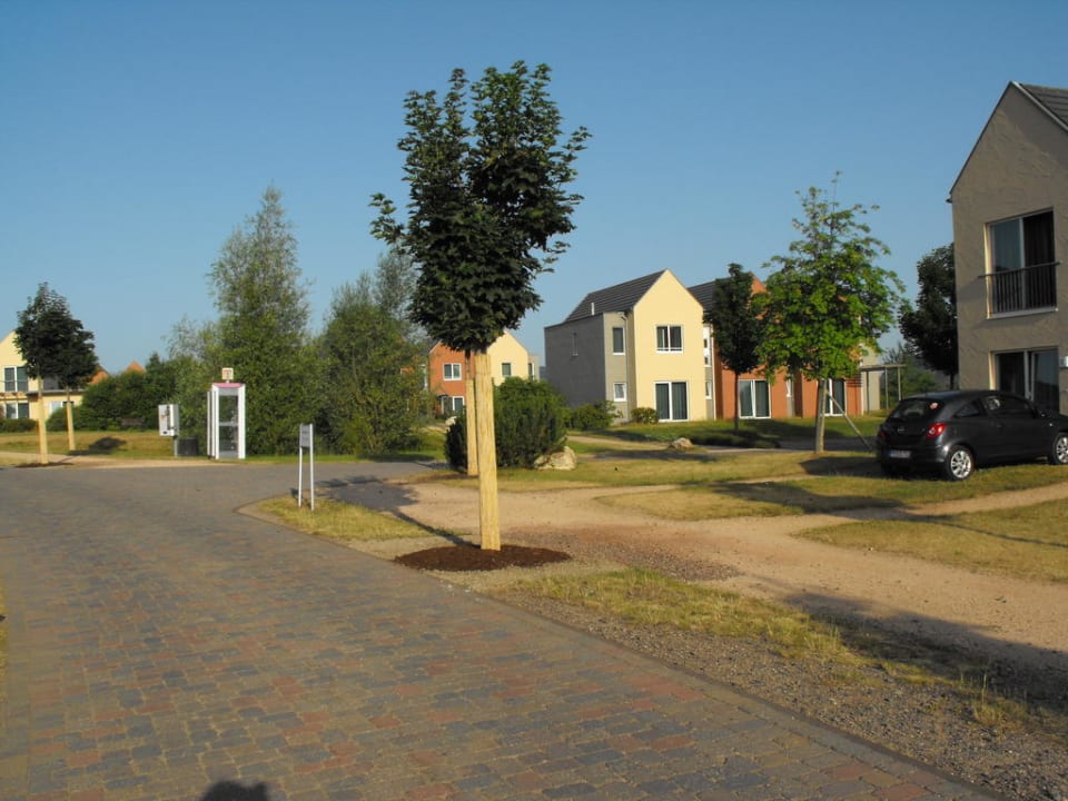 Straße durch den Park Eurostrand Resort Moseltal