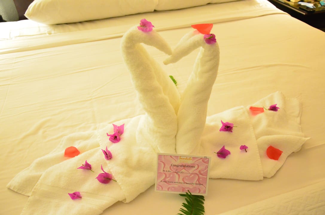 Gratulation zur Hochzeit Sandals Grande Antigua