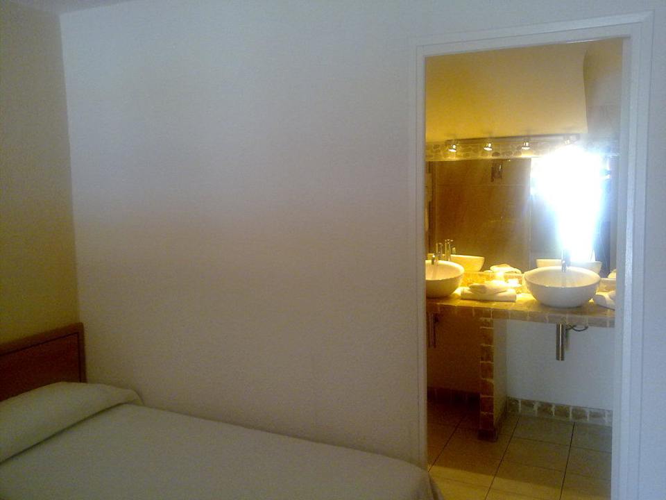 Sicht auf das Badezimmer Hotel Beausejour