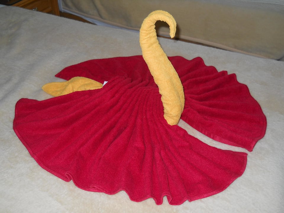 Schwanhandtuch Desert Rose