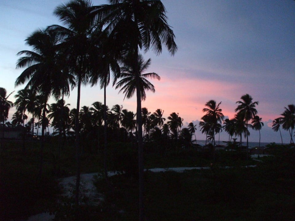 Ausicht aus dem Balkon Abends Ocean Blue & Sand