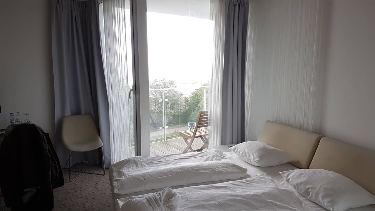 Ausblick zum Balkon Marine Hotel by Zdrojowa