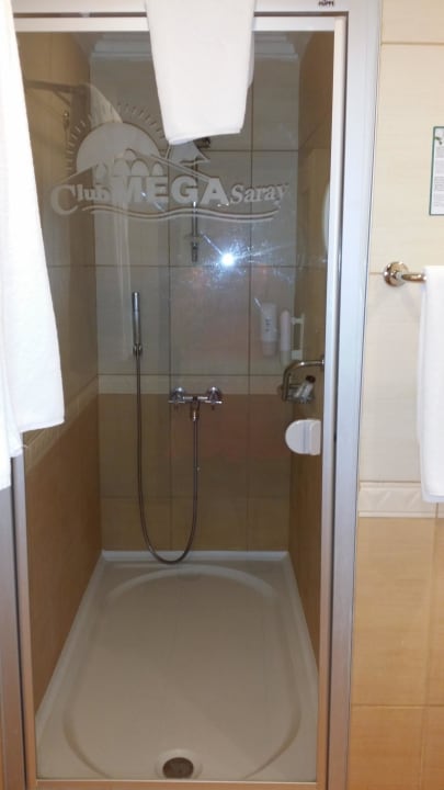Sehr geräumige Dusche Megasaray Club Belek