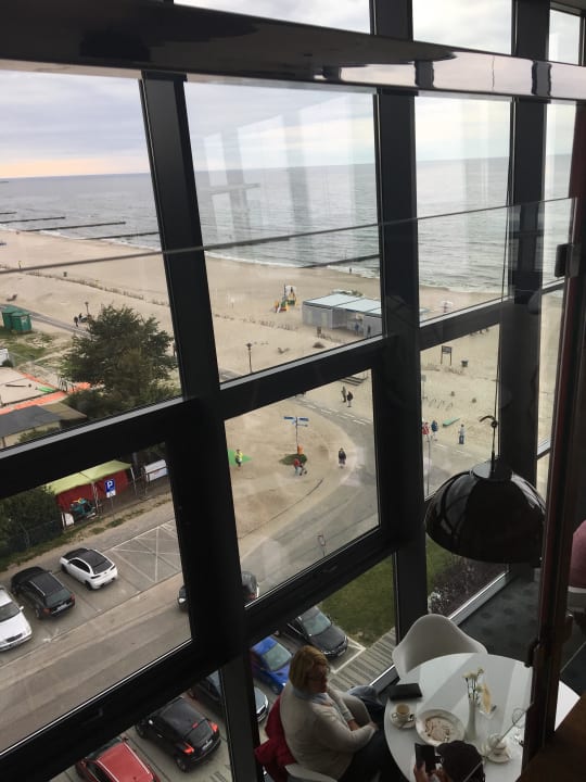 Ausblick vom Café im Hotel Marine Hotel by Zdrojowa