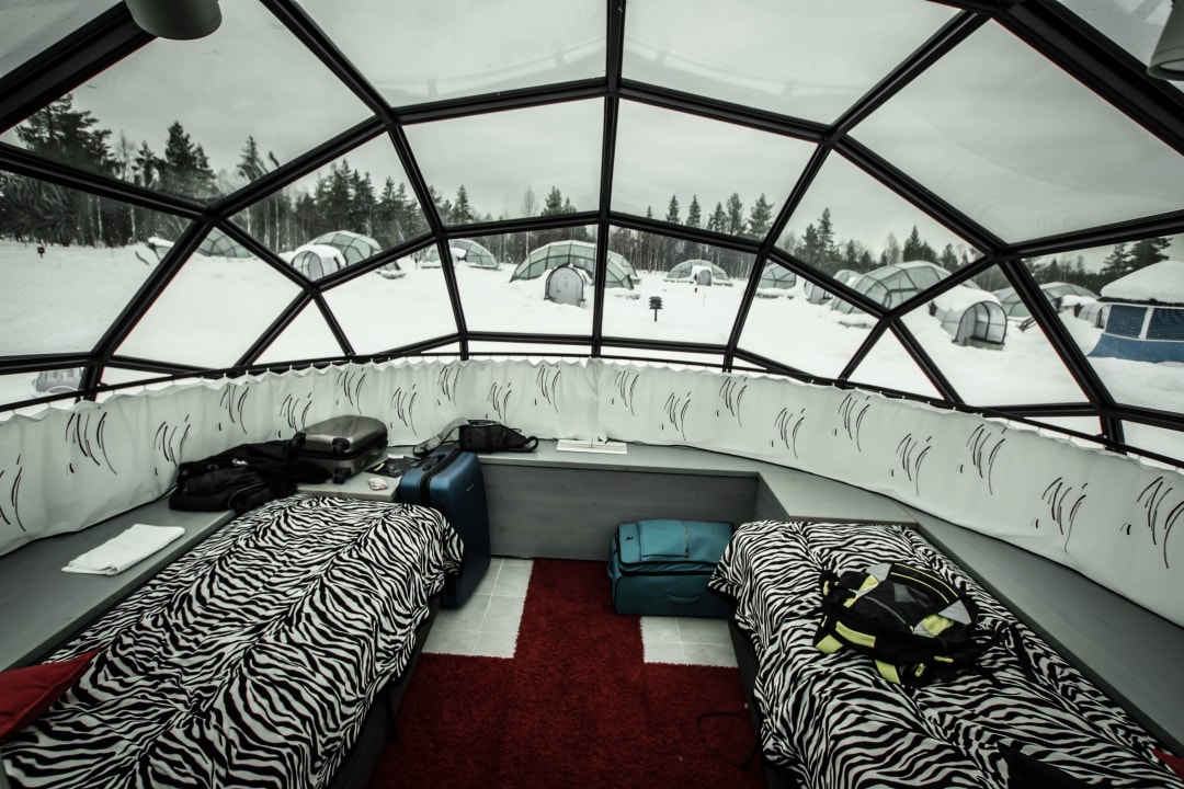 Im Glasiglu Hotel Kakslauttanen