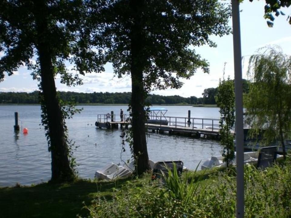 Blick von der Terrasse Seehotel Karlslust