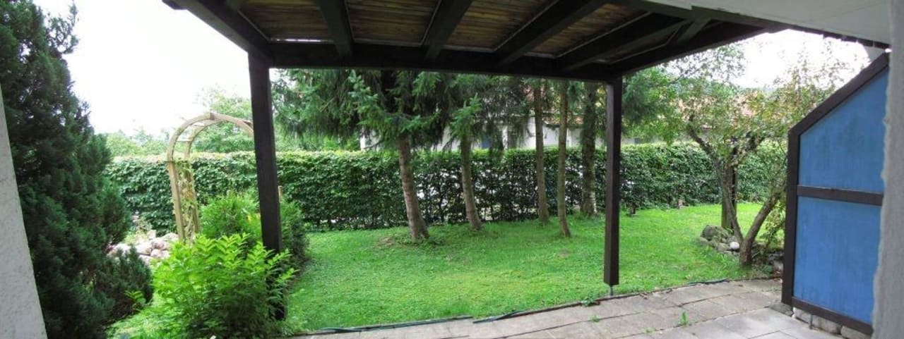 Blick von der Terrassentür AKZENT Haus Alpenrose