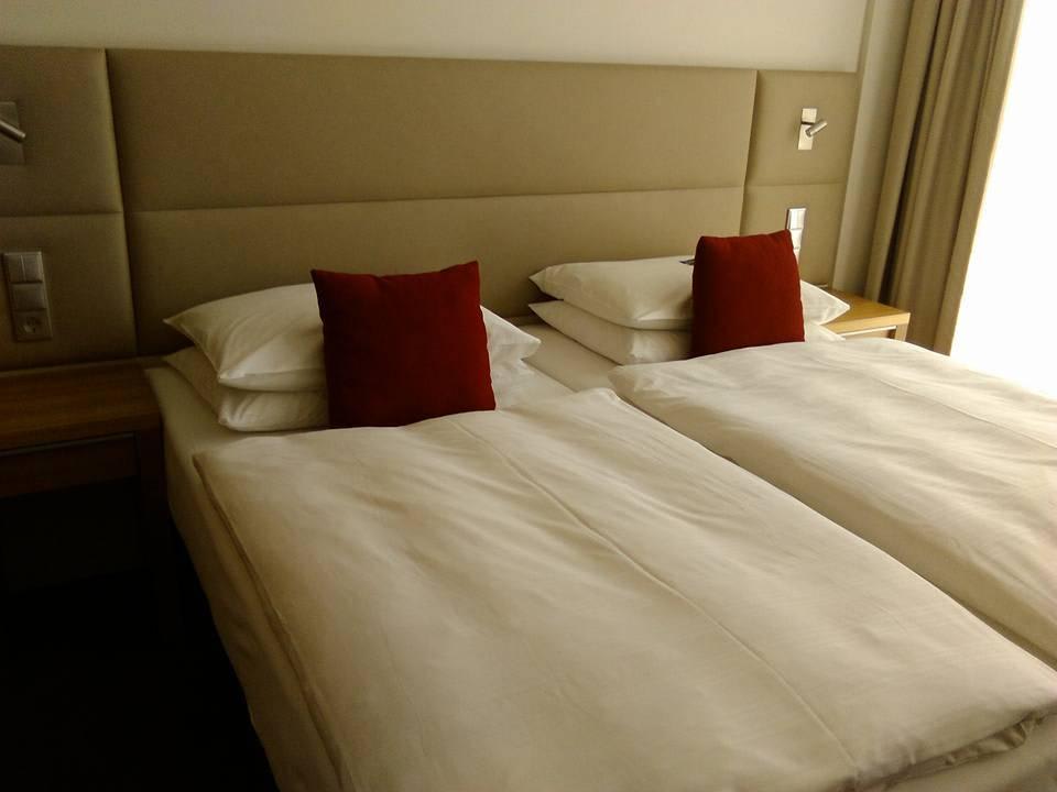 Bequemes Bett H4 Hotel München Messe