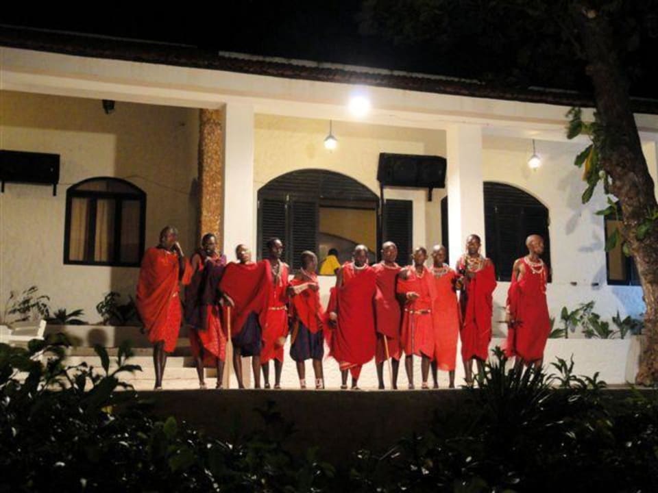 Tanz der Masaikrieger Hotel Diani Sea Lodge
