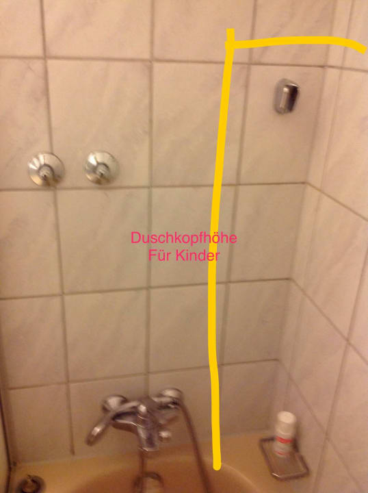 Duscharmatur für Kinder Landhotel Rosenberger
